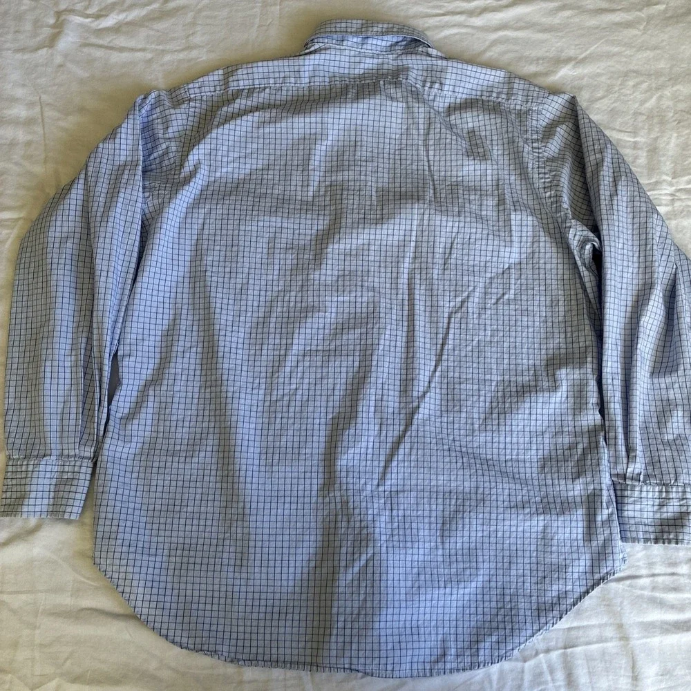 Vintage Polo Ralph Lauren Andrew Button Up Shirt Men's L‎ 16.5 34/35 Blue